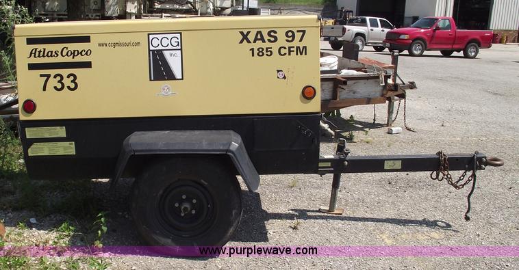 image for item A4042 2006 Atlas Copco XAS97 air compressor