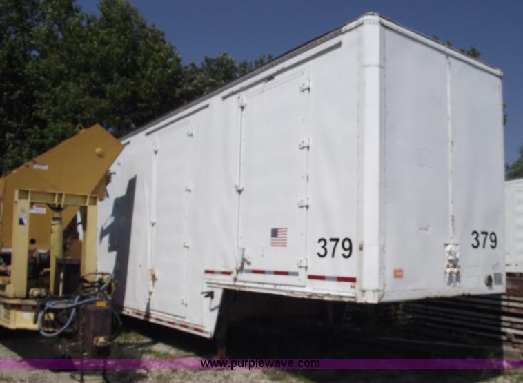 image for item A4046 1977 Matlock 44' moving van trailer