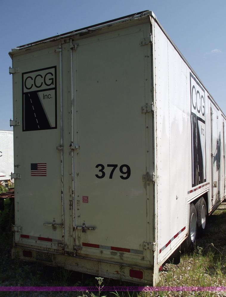 image for item A4046 1977 Matlock 44' moving van trailer