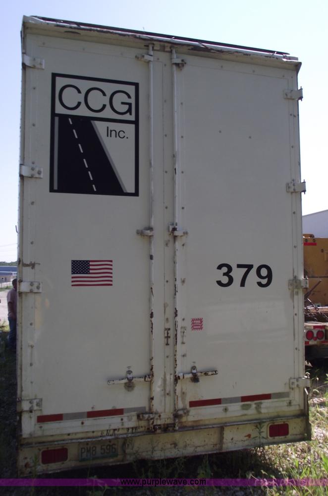 image for item A4046 1977 Matlock 44' moving van trailer