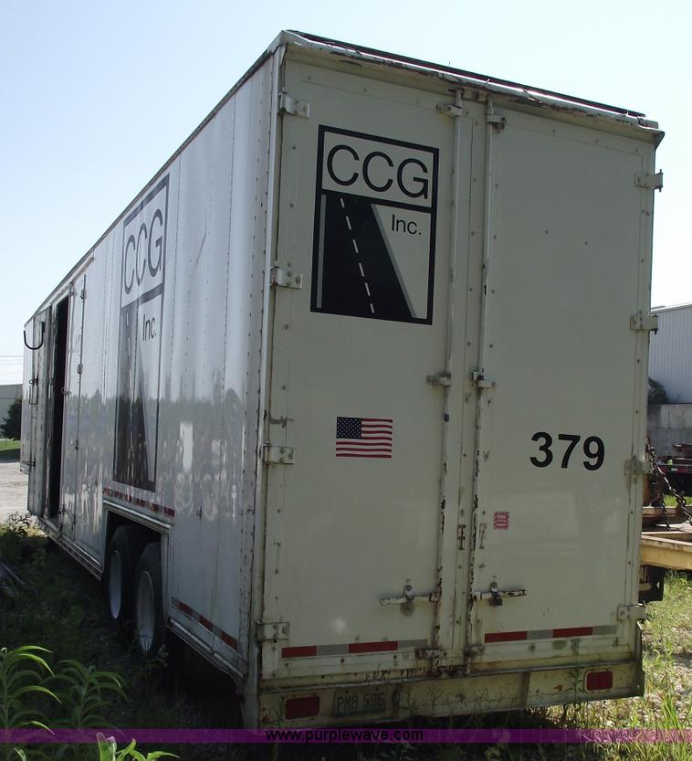 image for item A4046 1977 Matlock 44' moving van trailer