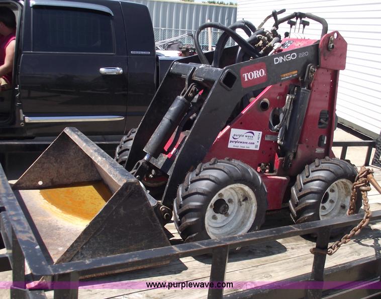 image for item A4074 Toro Dingo 220 walk behind skid steer