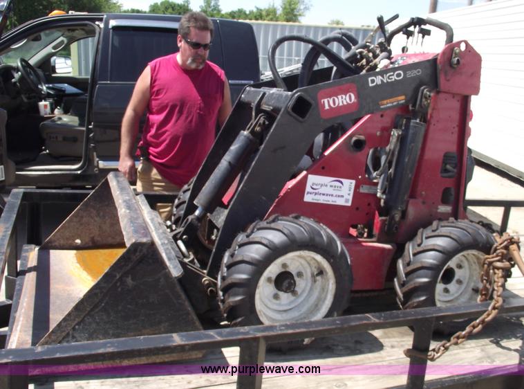 image for item A4074 Toro Dingo 220 walk behind skid steer