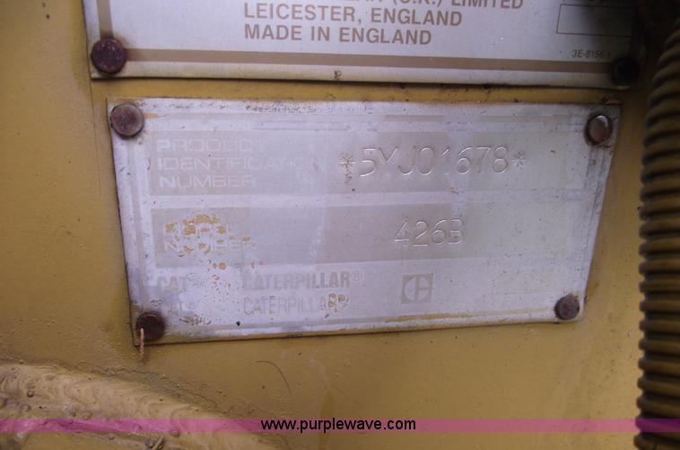 image for item A4099 1994 Caterpillar 426B backhoe