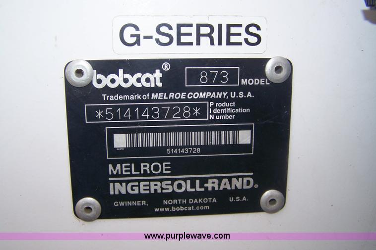 image for item A4508 Bobcat 873G skid steer