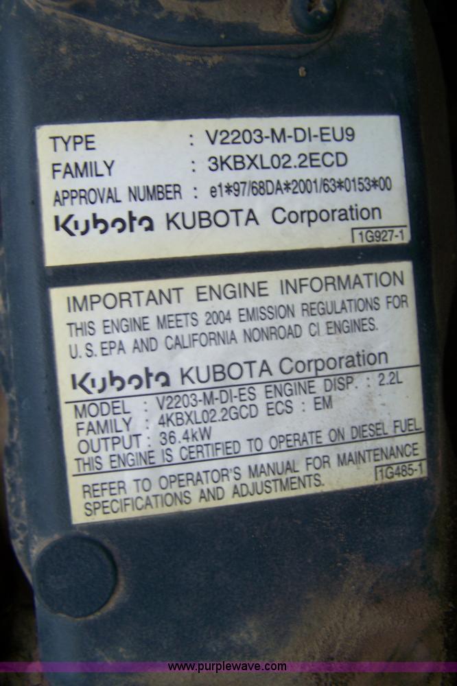 image for item A4510 2004 Bobcat 331G compact excavator