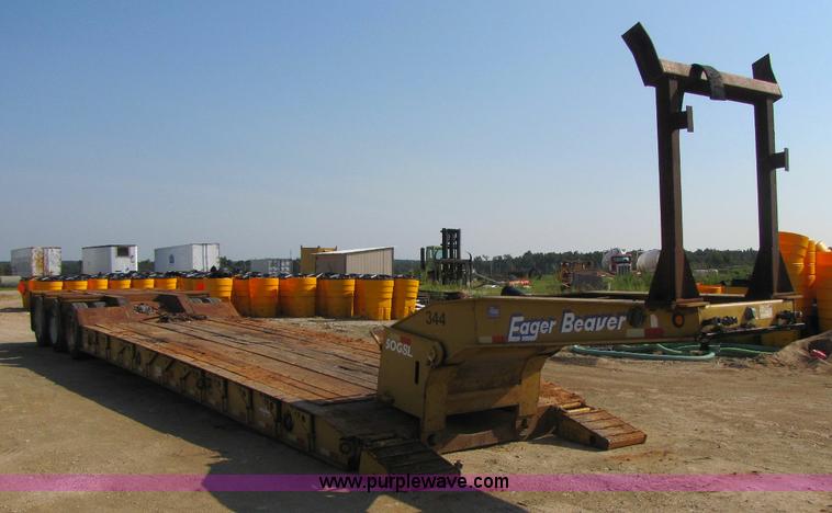 image for item A5057 1999 Eager Beaver 50 ton low boy trailer