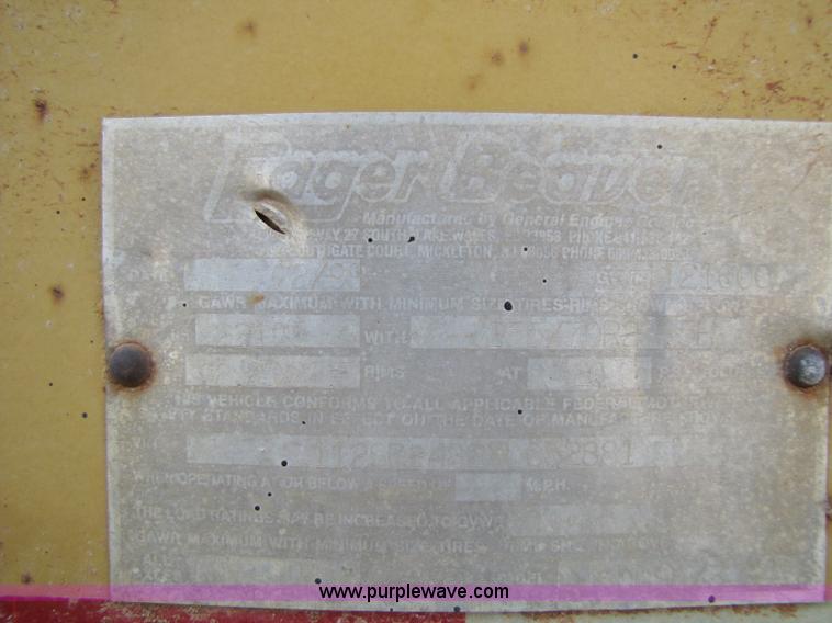 image for item A5057 1999 Eager Beaver 50 ton low boy trailer