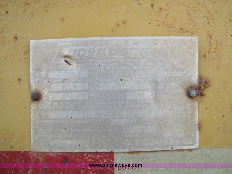 image for item A5057 1999 Eager Beaver 50 ton low boy trailer