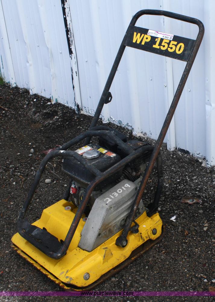 image for item A9062 Wacker 1550 vibratory compactor