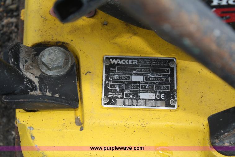 image for item A9062 Wacker 1550 vibratory compactor