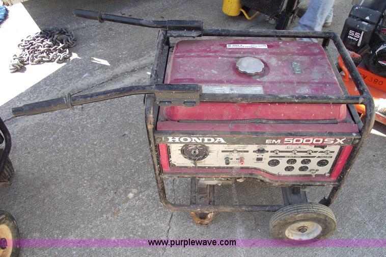 image for item A9409 Honda EM5000SX generator