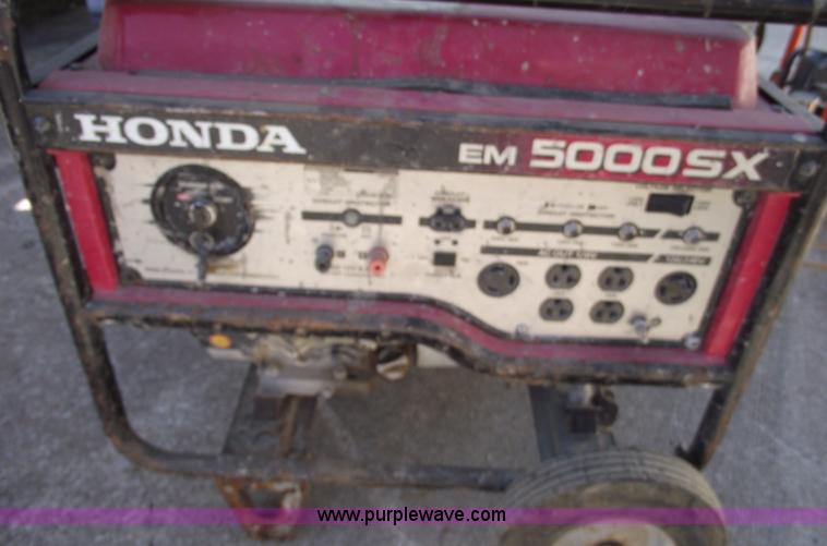 image for item A9409 Honda EM5000SX generator