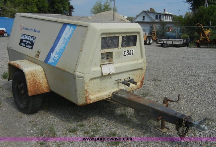 image for item D9697 Ingersoll Rand 175 Whisperized portable compressor
