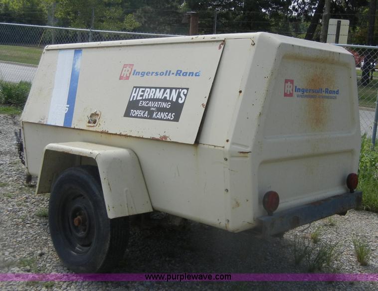 image for item D9697 Ingersoll Rand 175 Whisperized portable compressor