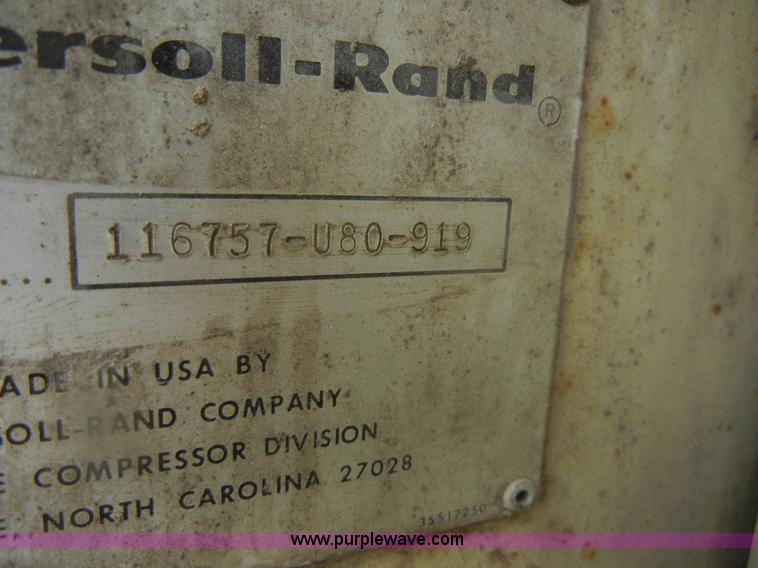 image for item D9697 Ingersoll Rand 175 Whisperized portable compressor