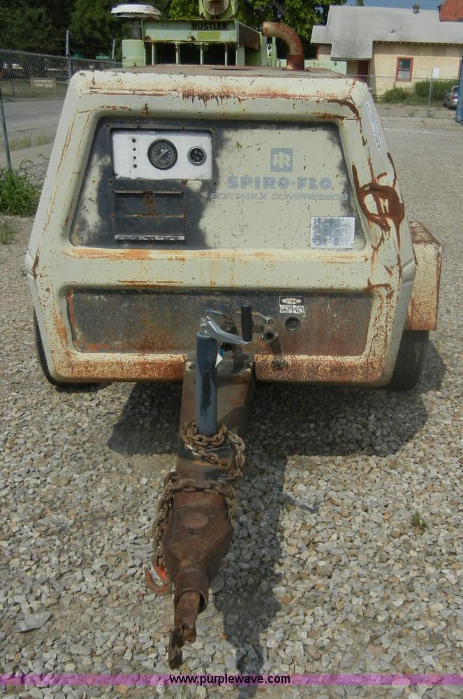 image for item D9698 Ingersoll Rand 175 Spiro Flo portable compressor