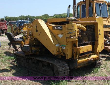 image for item F9752 Vermeer T600C trencher