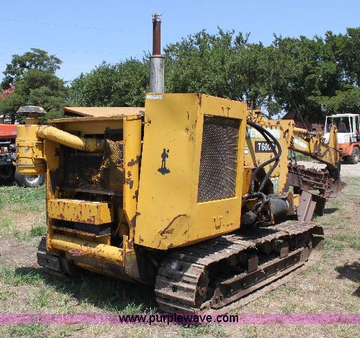 image for item F9752 Vermeer T600C trencher
