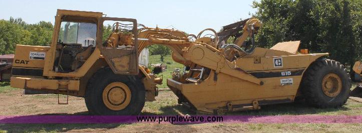 image for item F9754 Caterpillar 615 paddle scraper