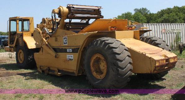 image for item F9754 Caterpillar 615 paddle scraper