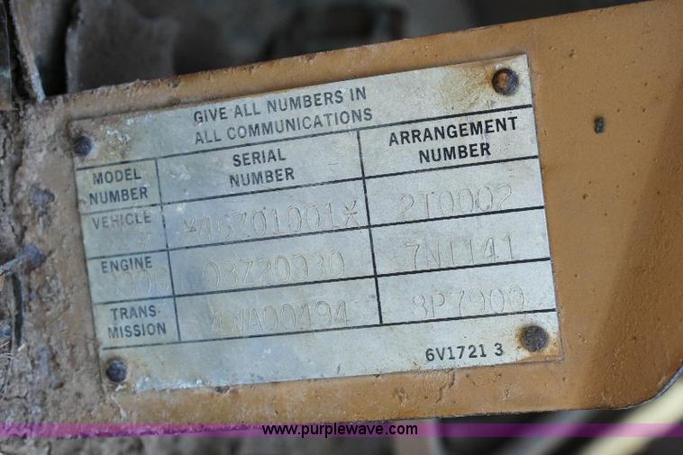 image for item F9754 Caterpillar 615 paddle scraper