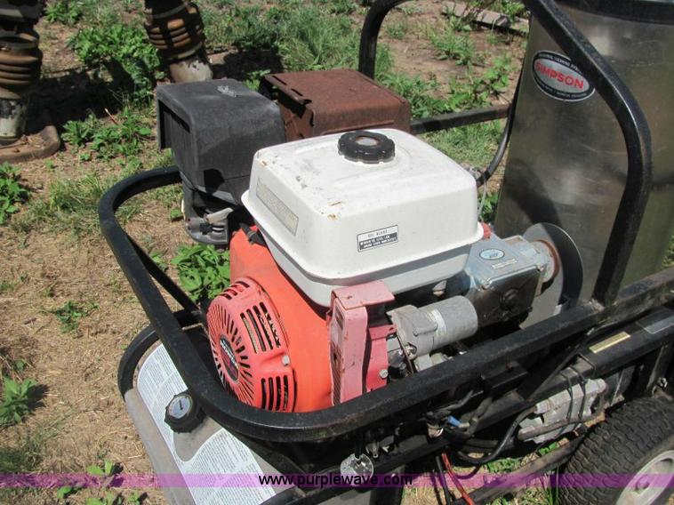 image for item F9760 Simpson hot water pressure washer