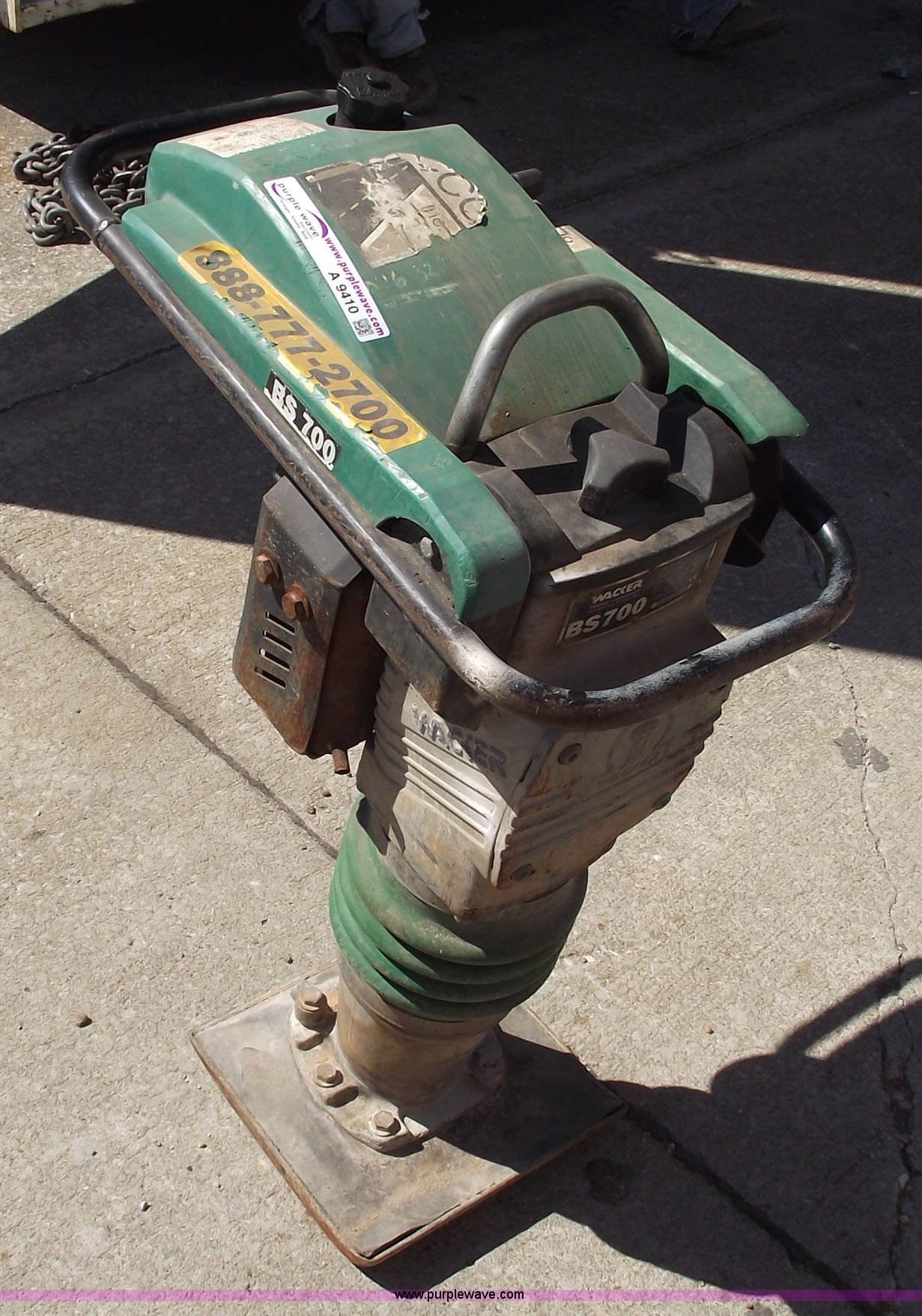 Wacker BS700 jumping jack in Columbia, MO Item A9410 sold Purple Wave