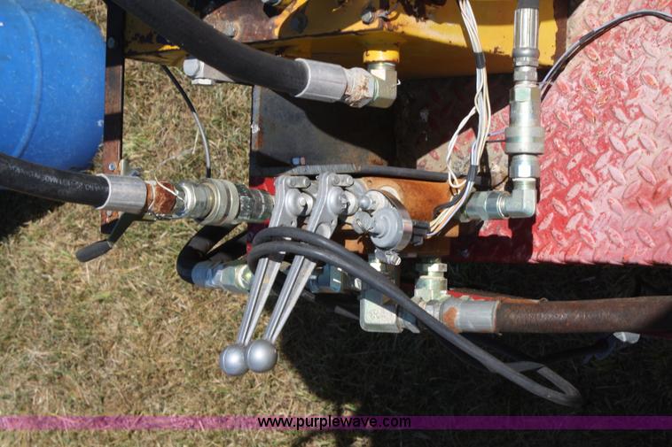 image for item A2303 1984 shop built 35' trailer with hydraulic tail