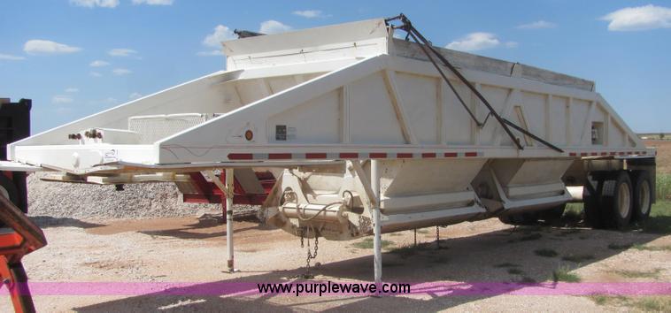 image for item A3568 1990 Ranco belly dump trailer