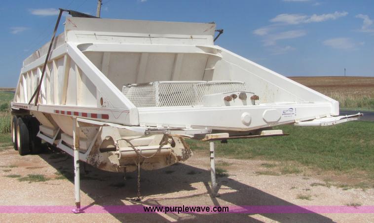 image for item A3568 1990 Ranco belly dump trailer