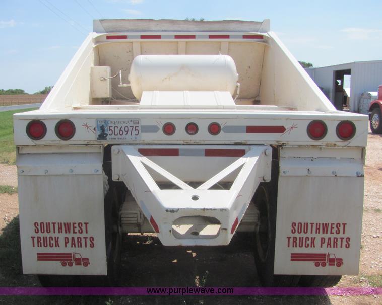 image for item A3568 1990 Ranco belly dump trailer
