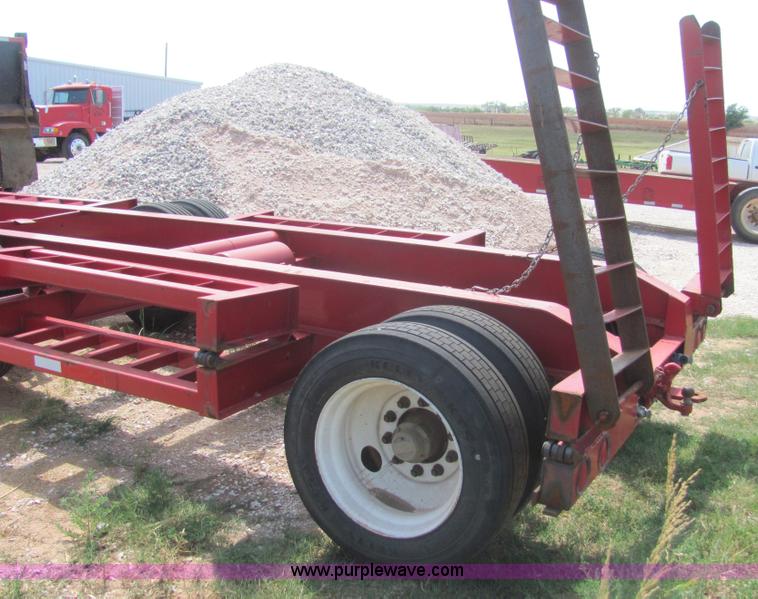 image for item A3570 2005 shop built expandable combine trailer