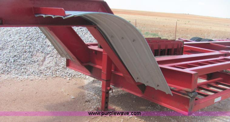 image for item A3570 2005 shop built expandable combine trailer