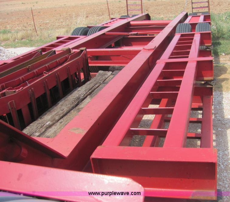 image for item A3570 2005 shop built expandable combine trailer