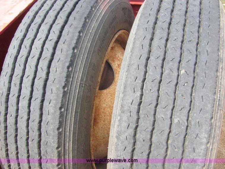 image for item A3570 2005 shop built expandable combine trailer