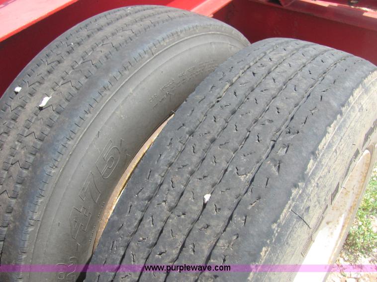 image for item A3570 2005 shop built expandable combine trailer