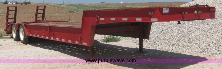 image for item A3572 1975 Load King 35 ton flatbed trailer