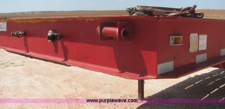 image for item A3572 1975 Load King 35 ton flatbed trailer