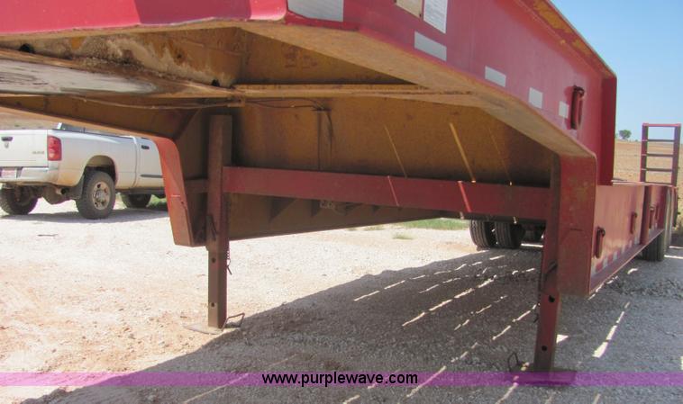 image for item A3572 1975 Load King 35 ton flatbed trailer