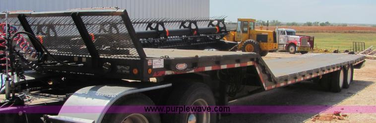 image for item A3574 1999 Ledwell hydraulic tail equipment trailer