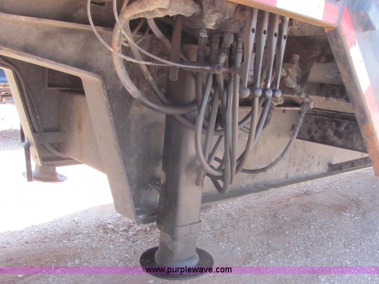 image for item A3574 1999 Ledwell hydraulic tail equipment trailer