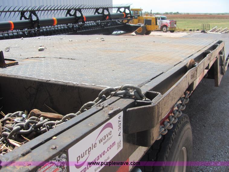 image for item A3574 1999 Ledwell hydraulic tail equipment trailer