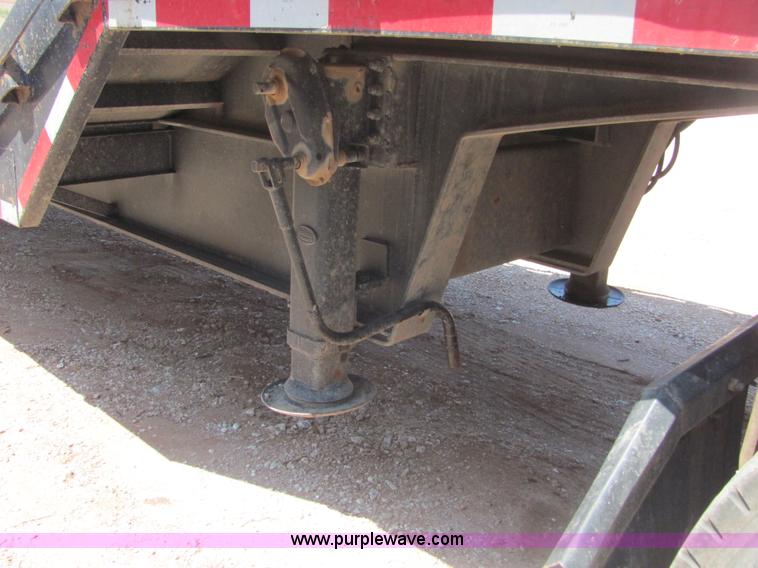 image for item A3574 1999 Ledwell hydraulic tail equipment trailer