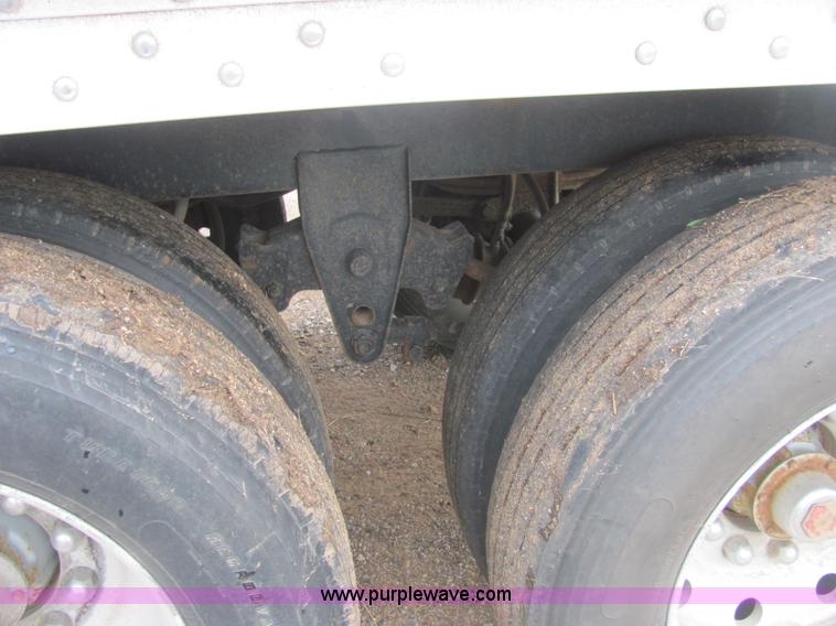 image for item A3578 1994 Wilson 42' aluminum double hopper grain trailer