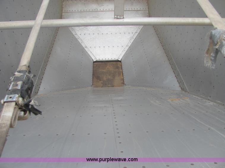 image for item A3578 1994 Wilson 42' aluminum double hopper grain trailer