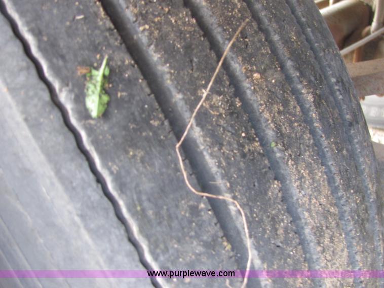 image for item A3578 1994 Wilson 42' aluminum double hopper grain trailer