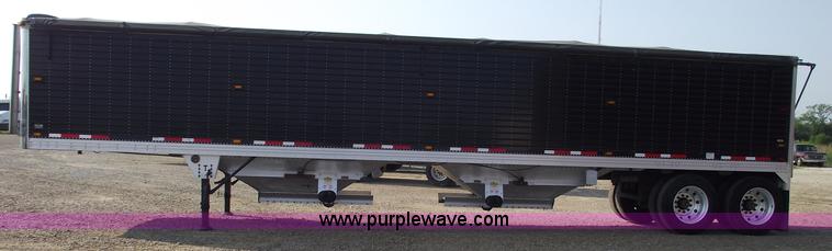 image for item A4028 2007 Timpte Super Hopper 42' aluminum grain trailer
