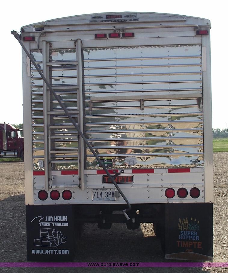 image for item A4028 2007 Timpte Super Hopper 42' aluminum grain trailer