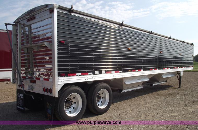 image for item A4028 2007 Timpte Super Hopper 42' aluminum grain trailer